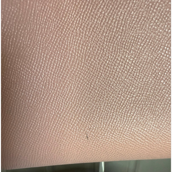 Women's Coach Pink Pebbled Leather Satchel Bag One Size - Picture 12 of 14